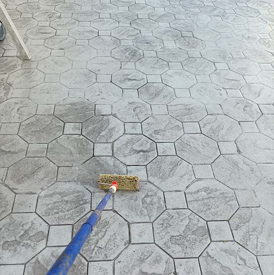 الخرسانة المطبوعة